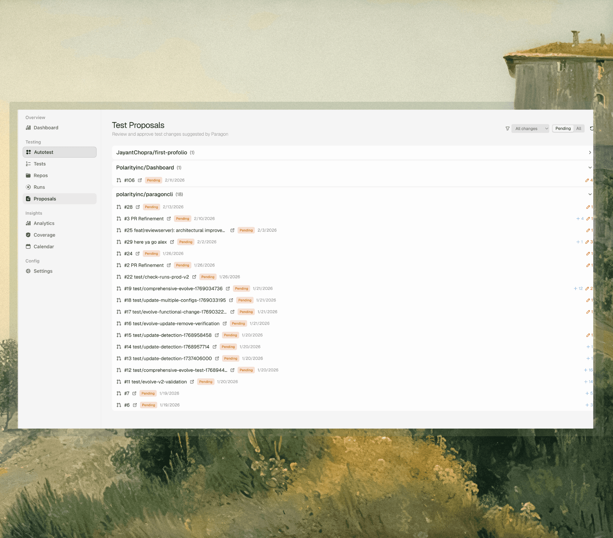 Paragon sandboxed review environment